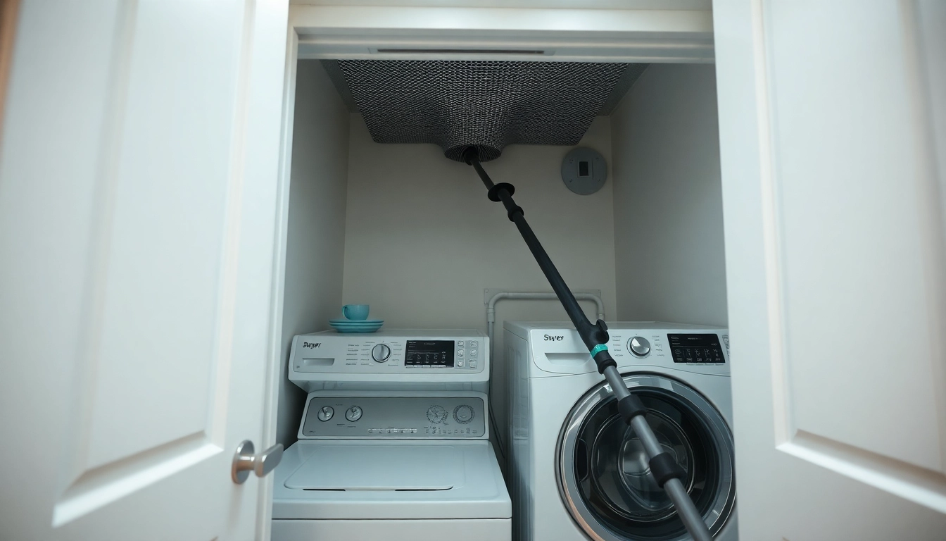 Expert dryer vent cleaning salt lake city enhances safety and efficiency in a stylish laundry space.