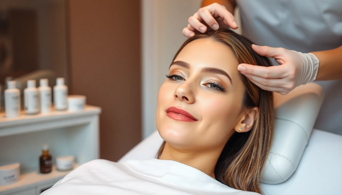 Experience Faltenbehandlung Zürich with a calming facial treatment for a rejuvenated look.