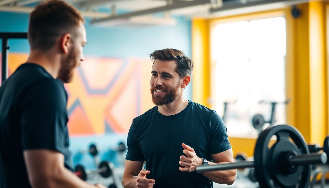 Effective Personal Trainer guiding a client through a workout, showcasing support and encouragement.