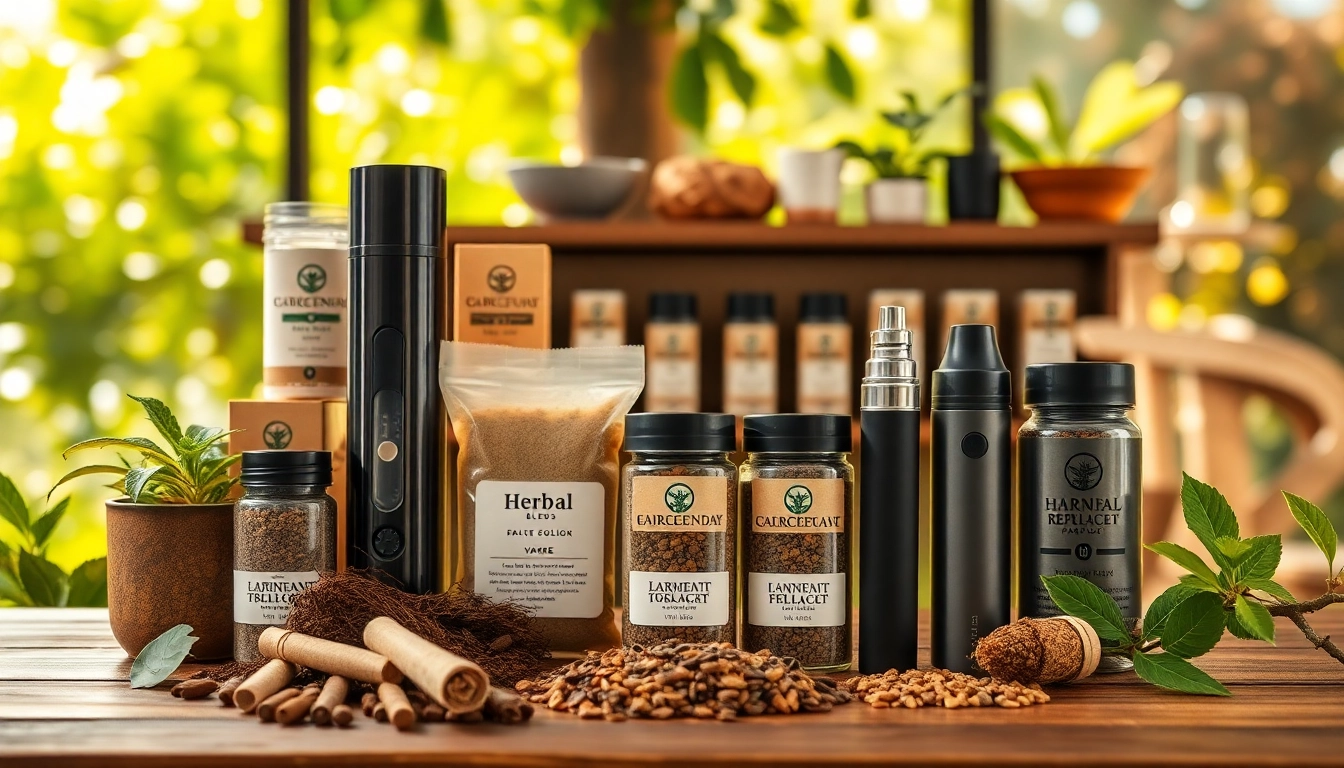 Promote Tobacco Replacement with an inviting display of herbal products that encourage healthier choices.