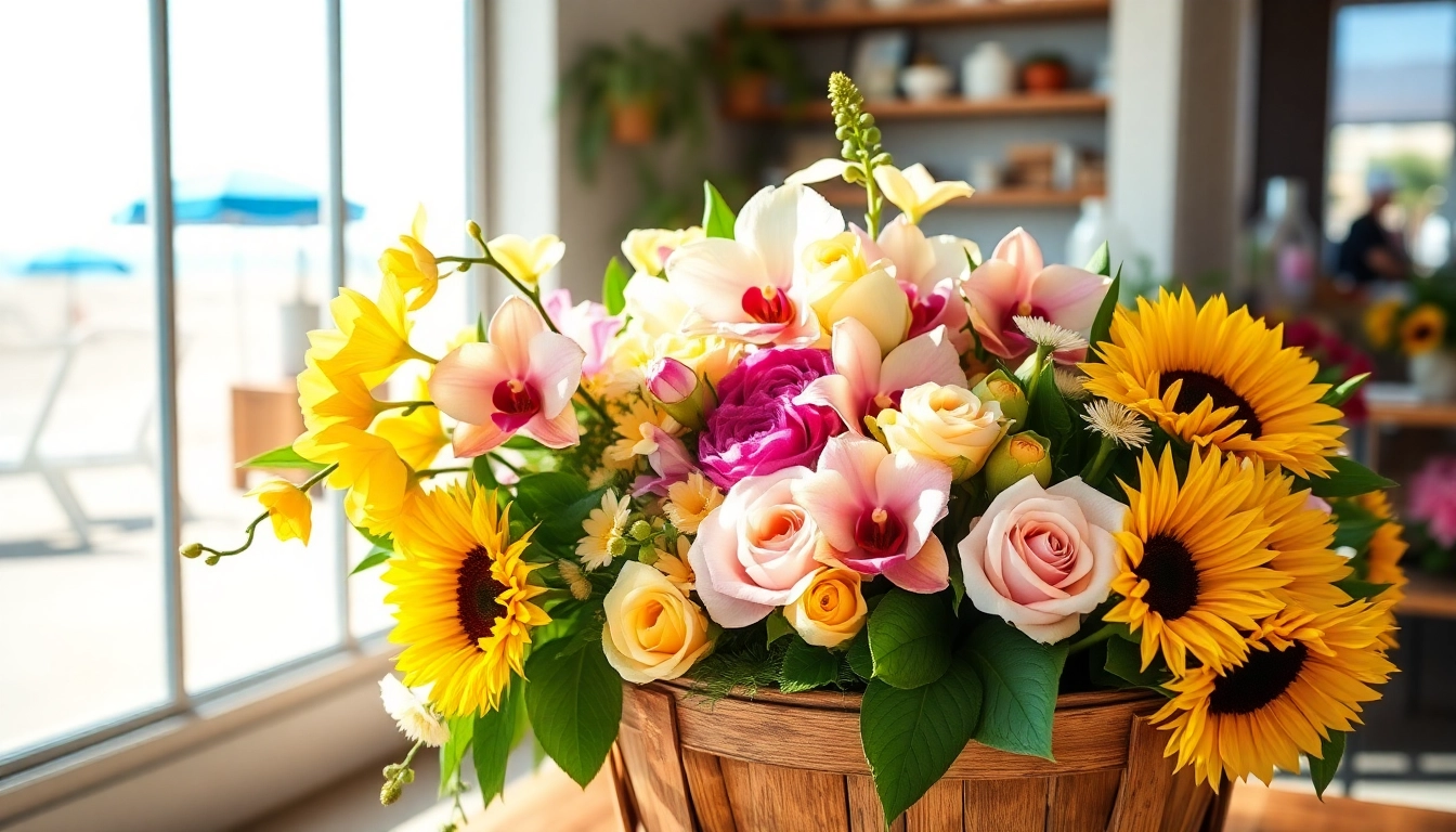 Discover unique arrangements from a professional Huntington Beach florist showcasing local blooms.