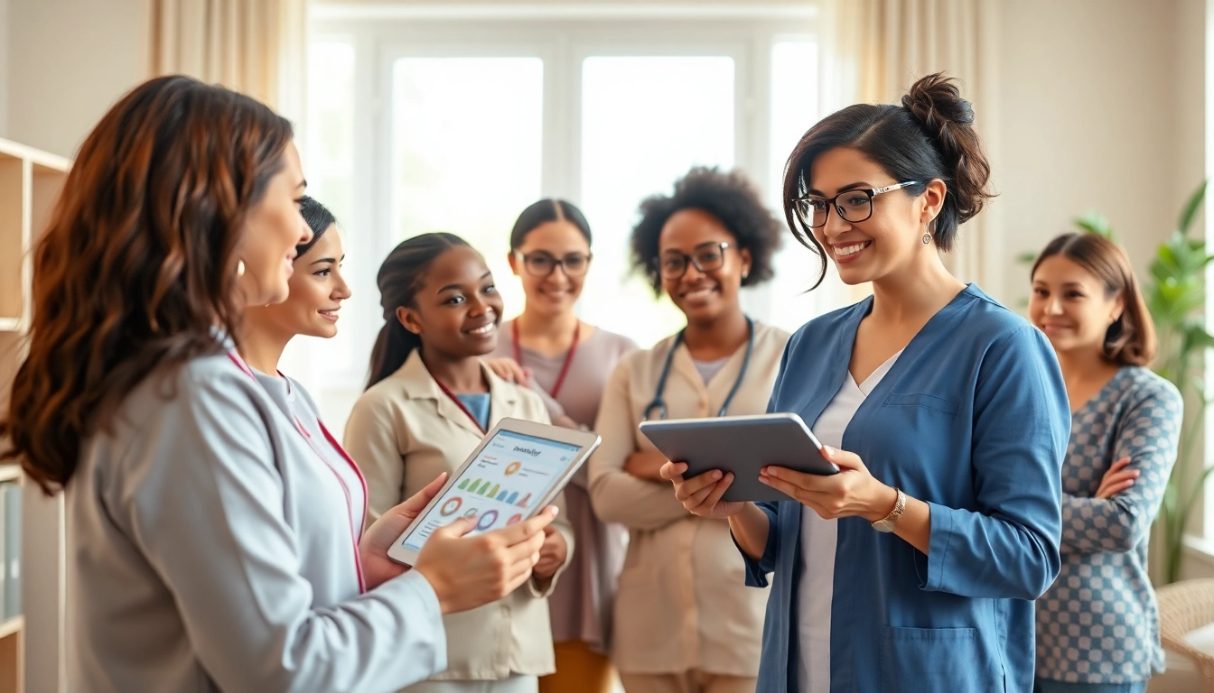 BTEC level 5 leadership management residential childcare answers illustrated in a collaborative educational setting.