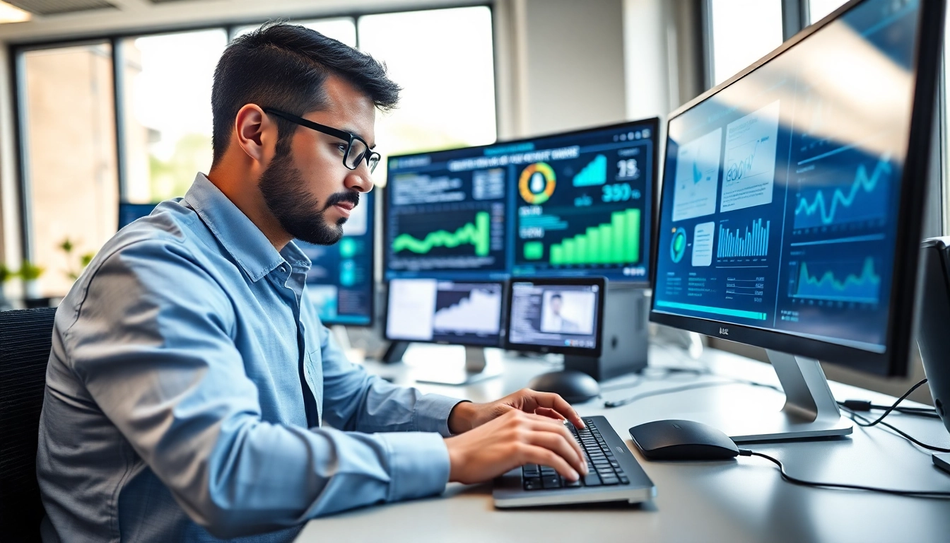 Cybersecurity certifications illuminate professional expertise in a modern office setting.