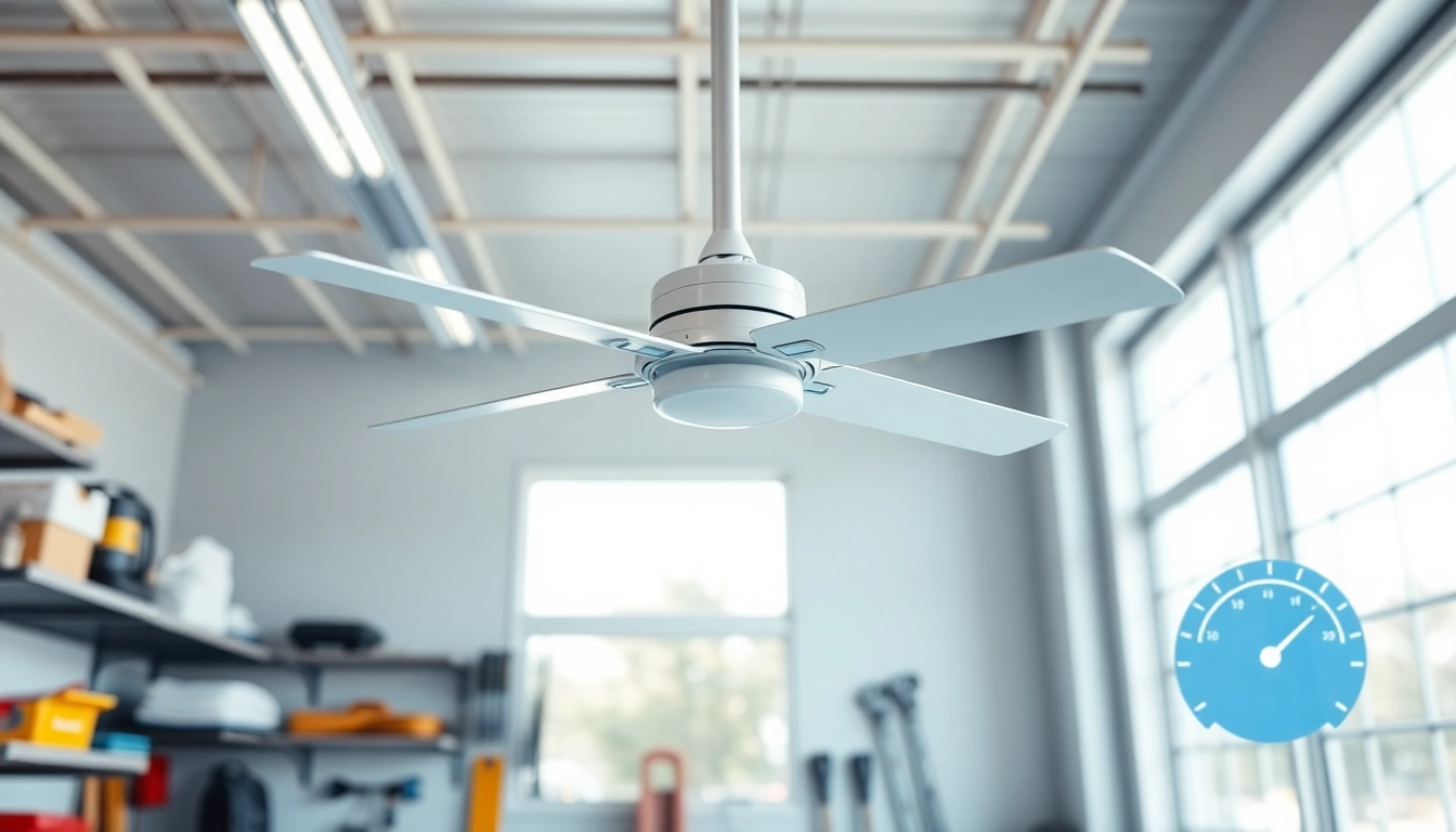 Learn how to keep garage cool in summer with innovative ceiling fan solutions and sunlight management.