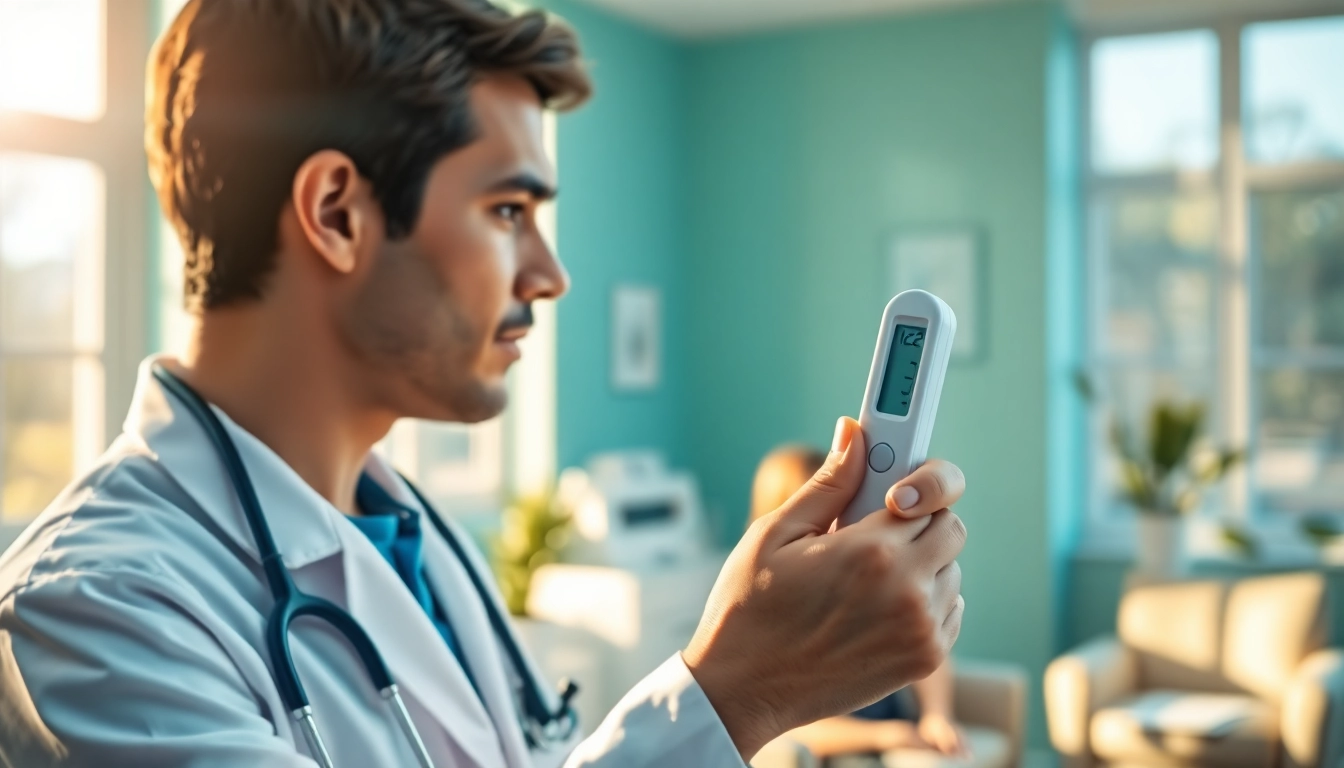 Understanding if are fevers good for you in a healthcare setting with a doctor examining a patient.