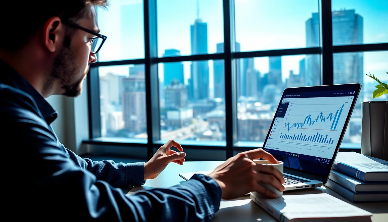 Analyzing the impairment test results in a modern office setup with financial documents and charts.