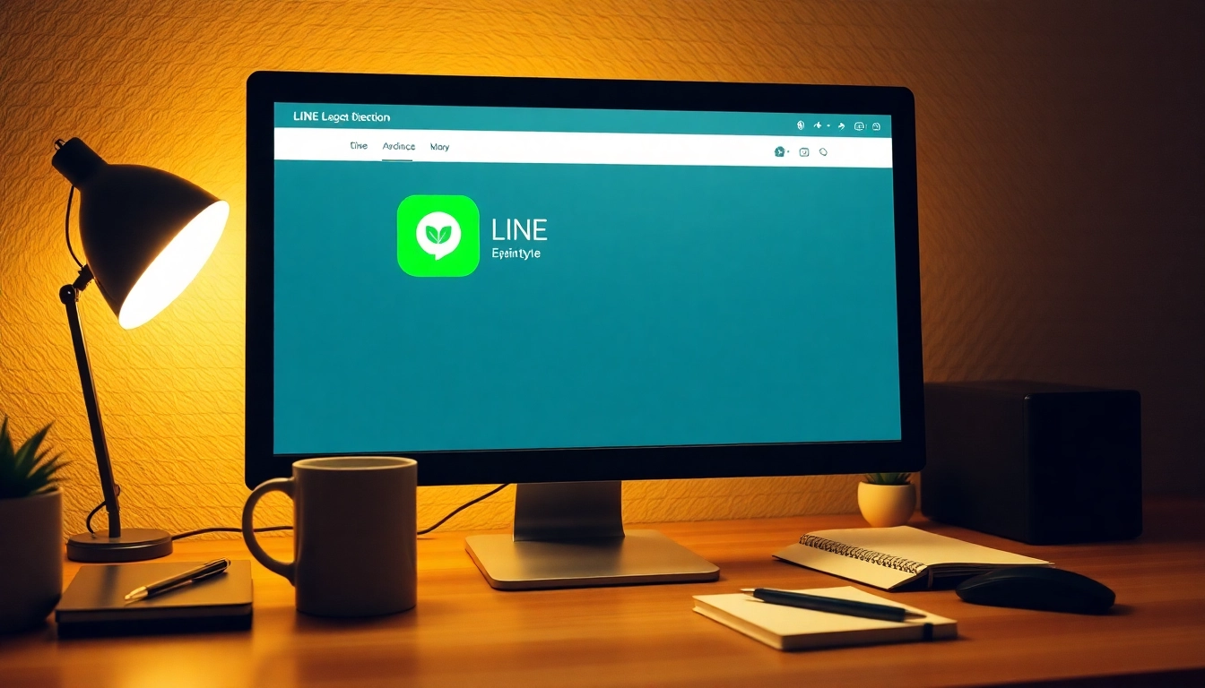 See how to access line电脑版下载 from your computer with this engaging interface example.
