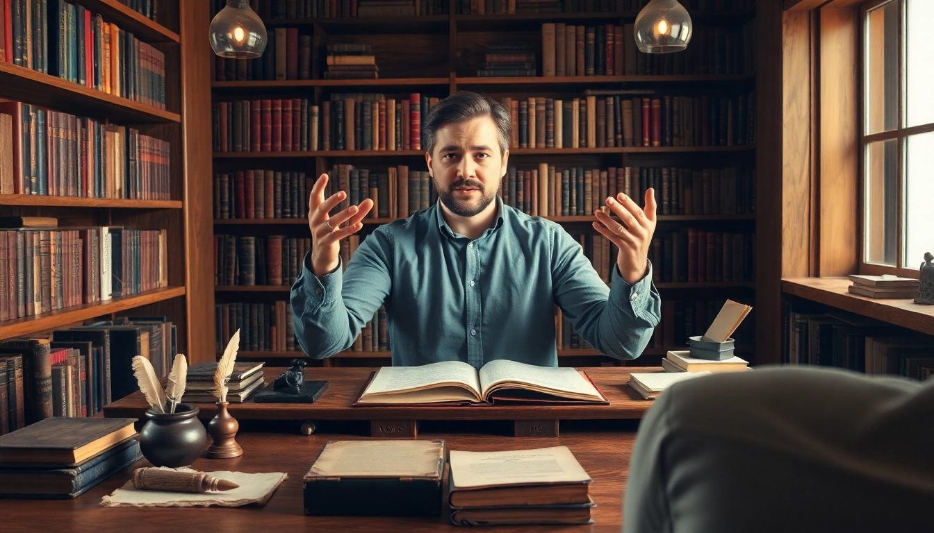 Engaging visual of Magnetic Story Selling in action, portraying a storyteller captivating an audience.