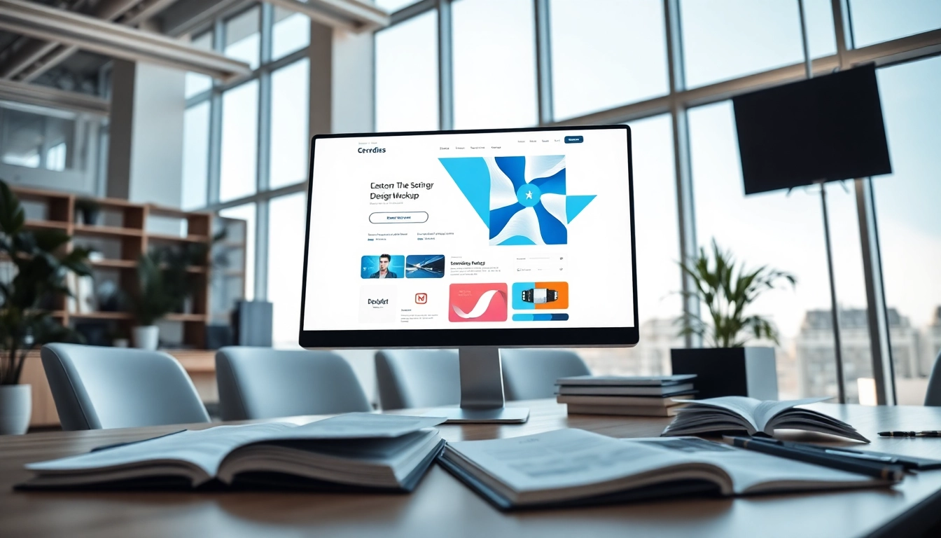Elevate your website design with innovative techniques and tools in a professional office.