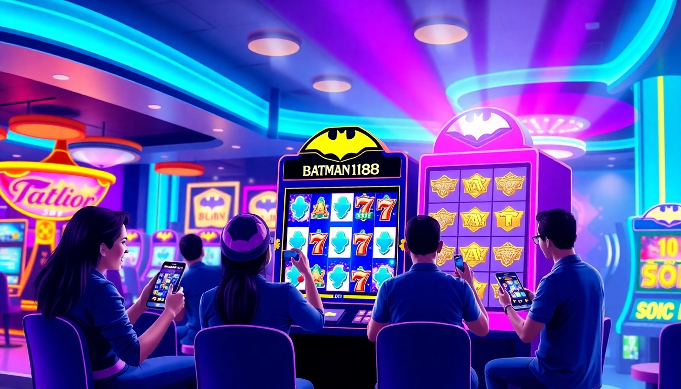 Rasakan keseruan permainan situs slot batman138 dengan mesin slot berwarna-warni dan tampilan jackpot menarik.