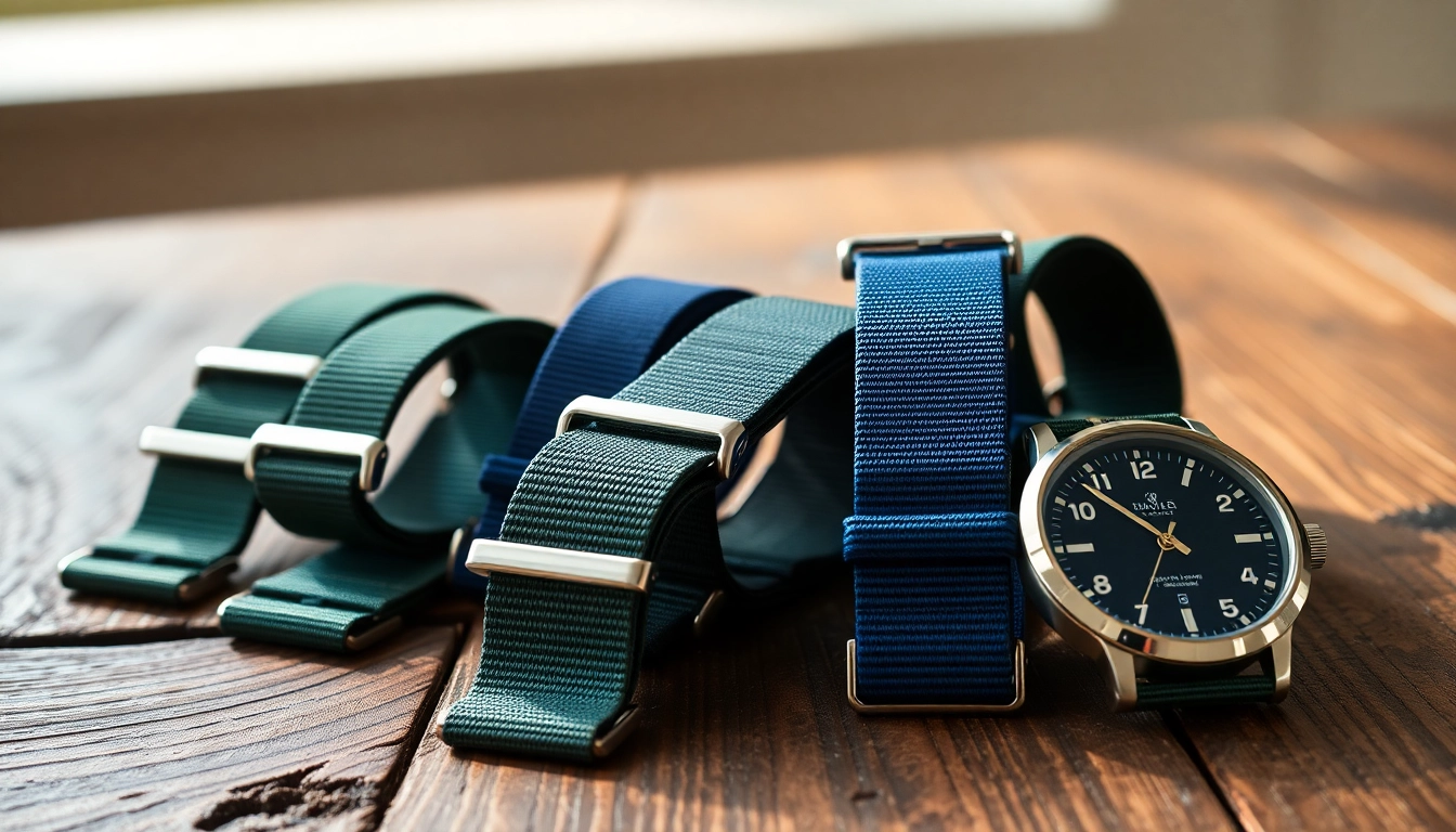 NATO watch straps UK collection showcasing variety and quality features.