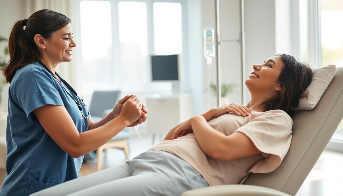 Experience the benefits of iv hydration near me with professional care in a relaxing clinic setting.